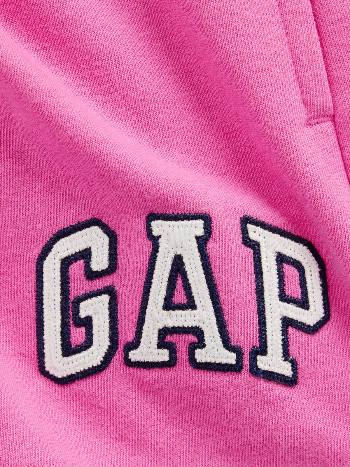 Pembe Gap Logo Fransız Havlu Kumaş Şort