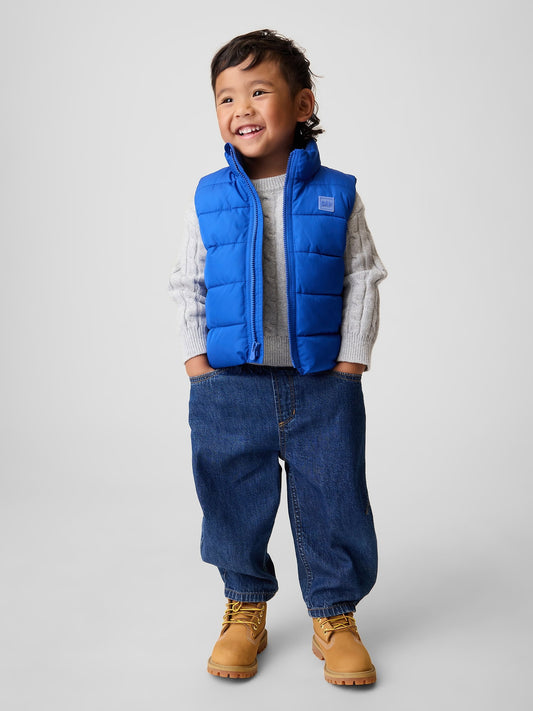 Siyah Puffer Şişme Yelek