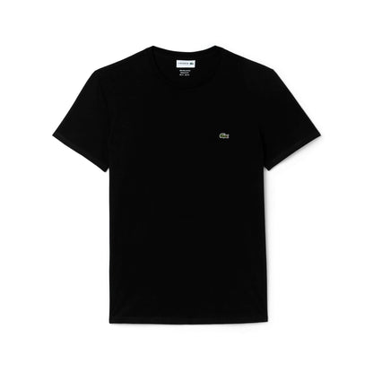 Lacoste Erkek Regular Fit Bisiklet Yaka Siyah T-shirt