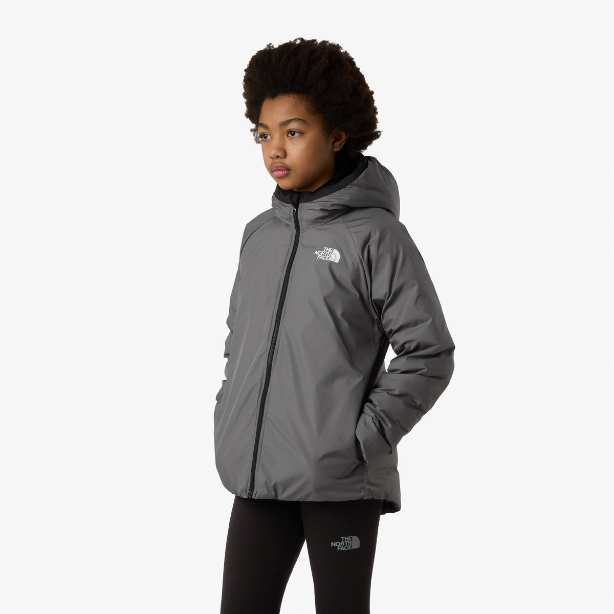 The North Face Perrito Kız Çocuk Siyah Mont