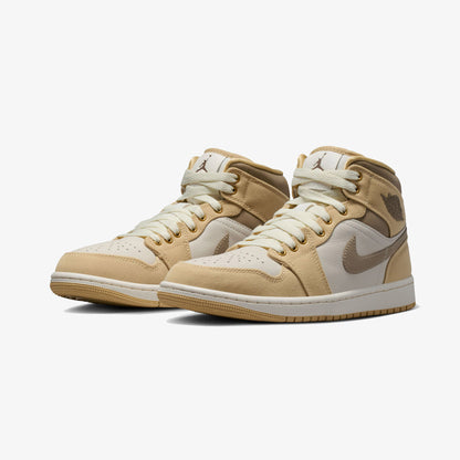 Jordan Air Jordan 1 Mid Se Kadın Kahverengi Spor Ayakkabı