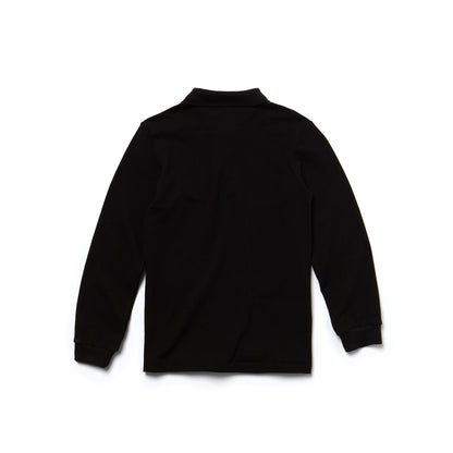 Lacoste Çocuk Uzun Kollu Siyah Polo