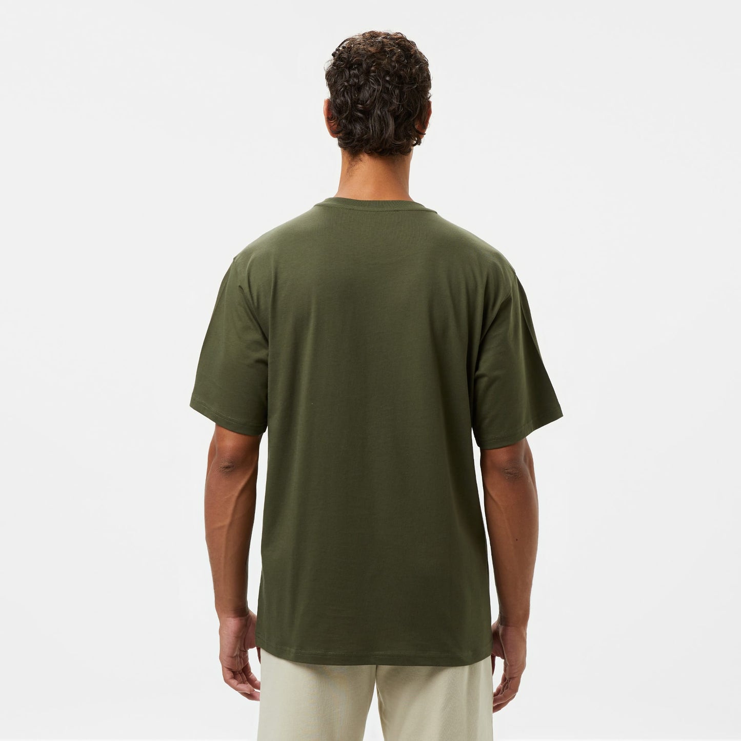 Les Benjamins Essentials Erkek Haki T-shirt