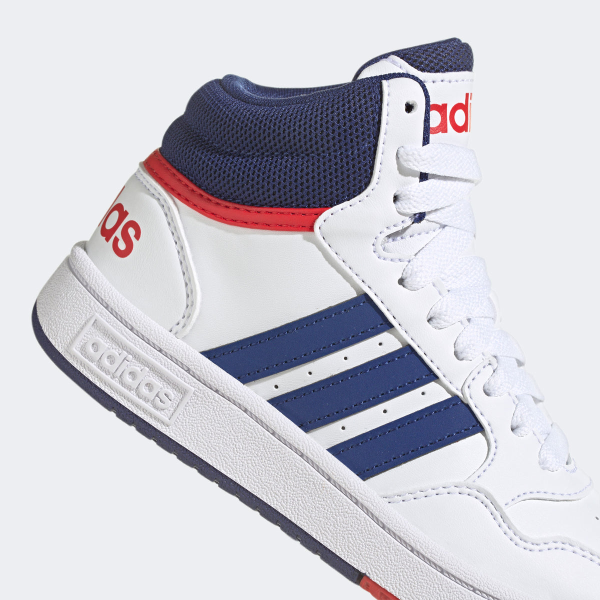 Adidas Sportswear Hoops 3.0 Mid Çocuk Beyaz Spor Ayakkabı