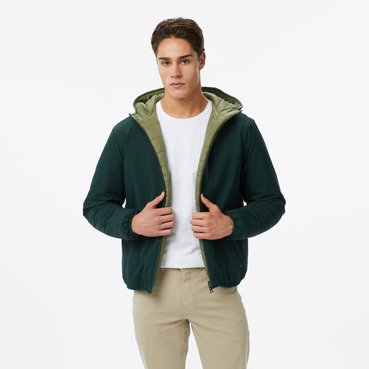 Nautica Erkek Yeşil Regular Fit Çift Taraflı Mont