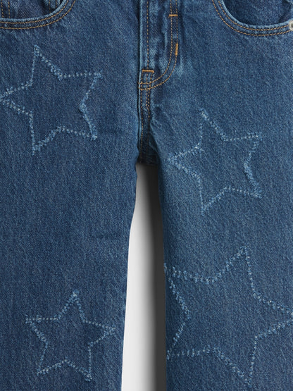 Koyu Mavi Star Stride Jean Pantolon
