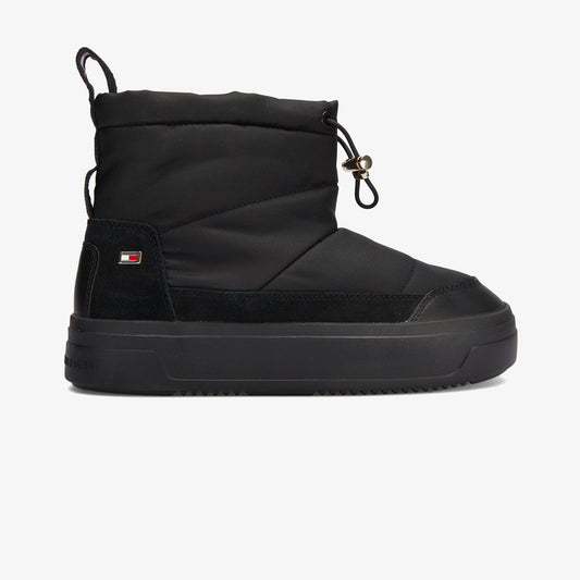 Tommy Hilfiger Flag Kadın Siyah Bot