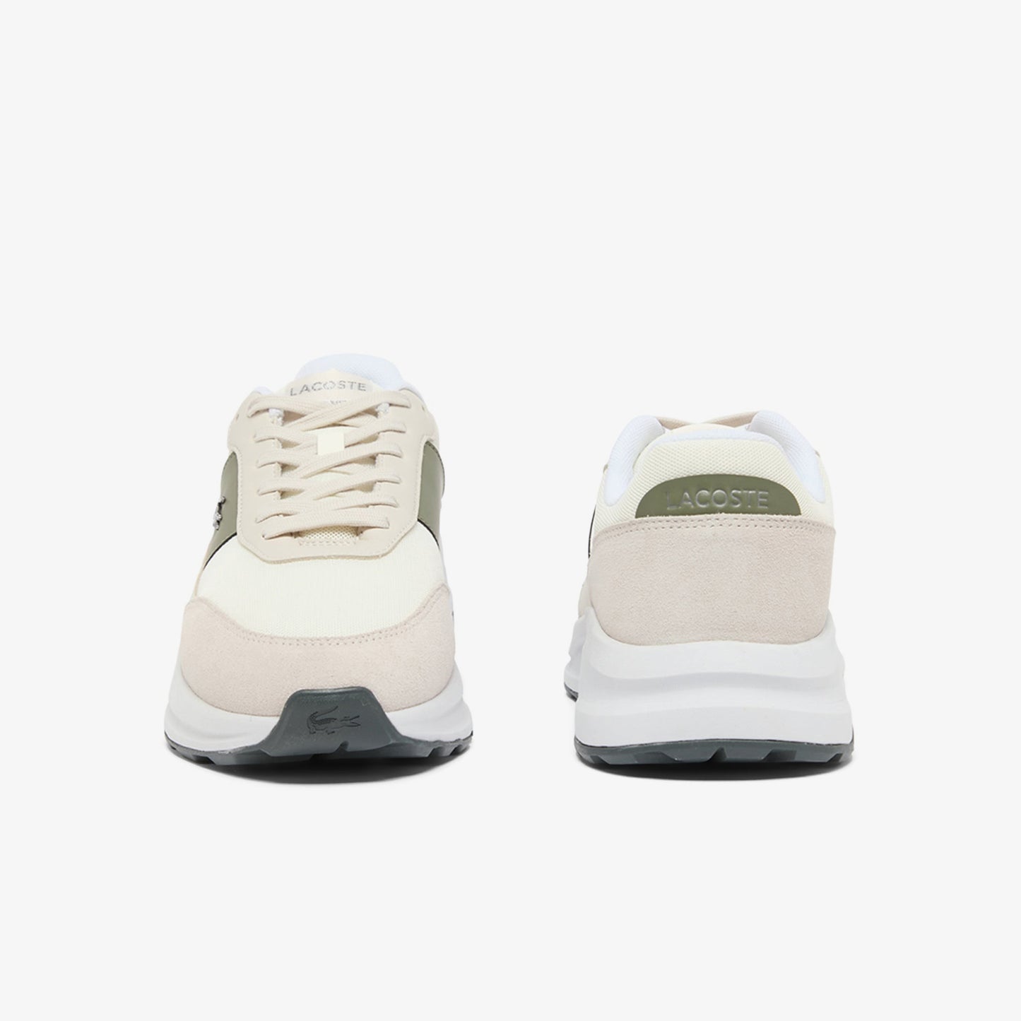 Lacoste Run Set Cgr Bar Erkek Krem Spor Ayakkabı