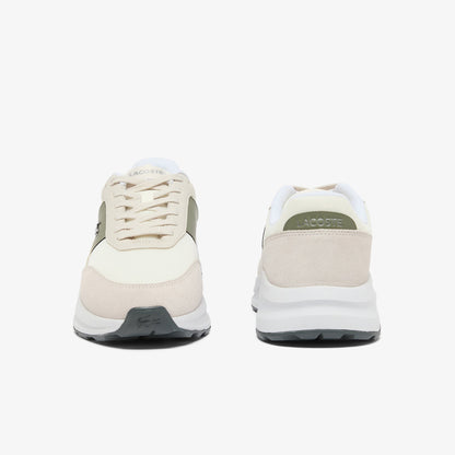Lacoste Run Set Cgr Bar Erkek Krem Spor Ayakkabı