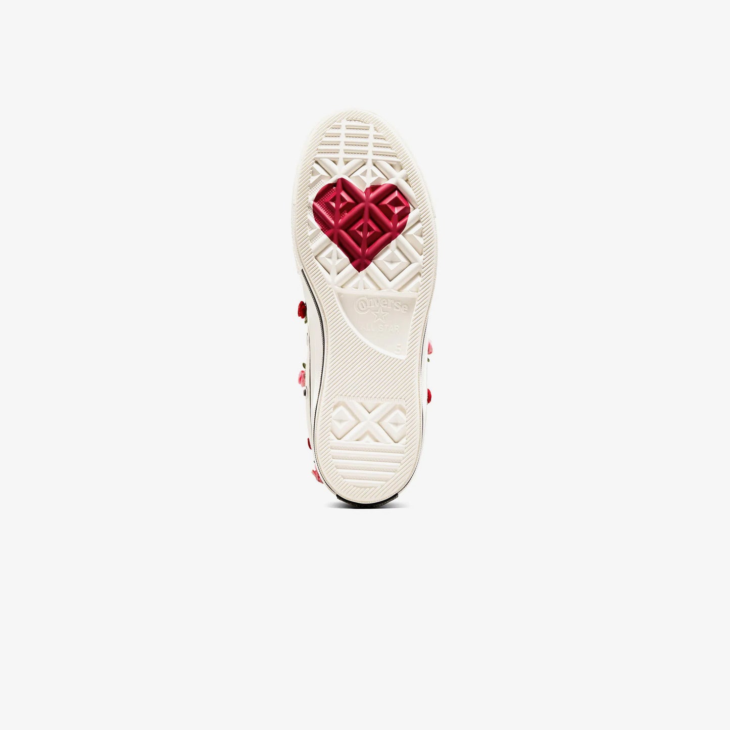 Converse Chuck 70 Roses Unisex Krem Sneaker