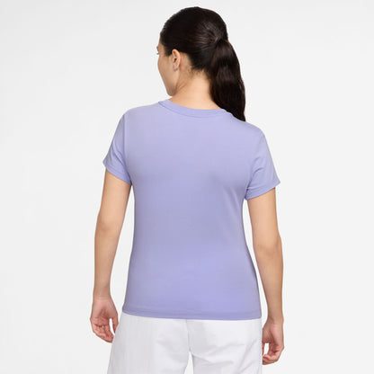 Nike Sportswear Chill Knit Kadın Mor T-shirt
