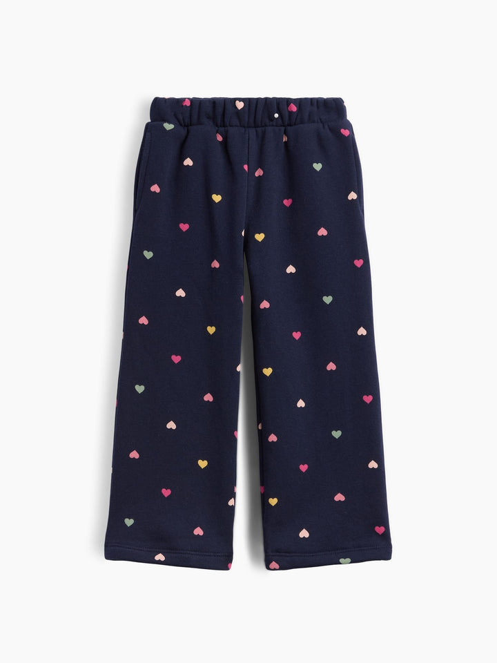 Lacivert Vintagesoft Baskılı Wide-leg Eşofman Altı