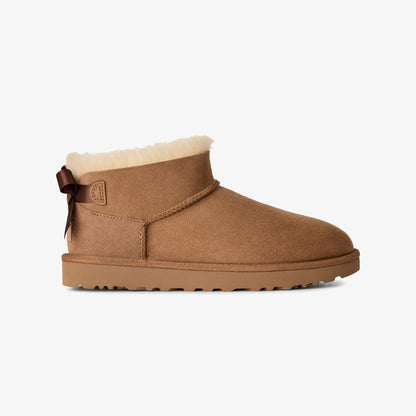 Ugg Ultra Mini Bailey Bow Kadın Taba Bot