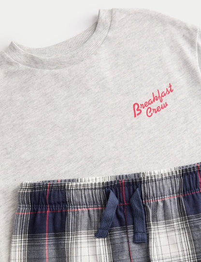 Desenli Pijama Takımı