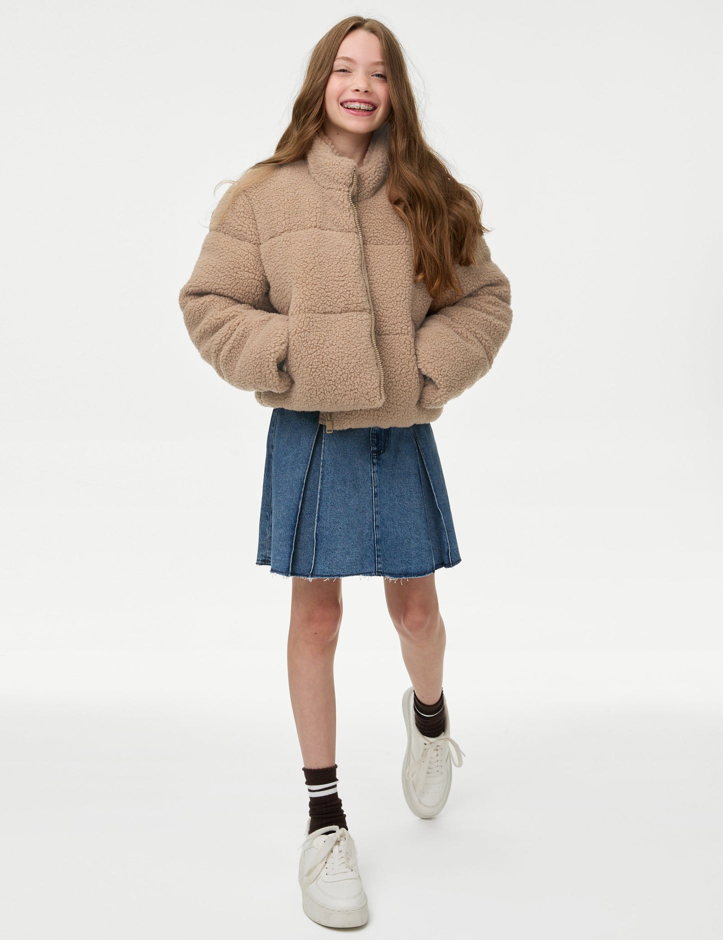 Puffer Şişme Borg Ceket
