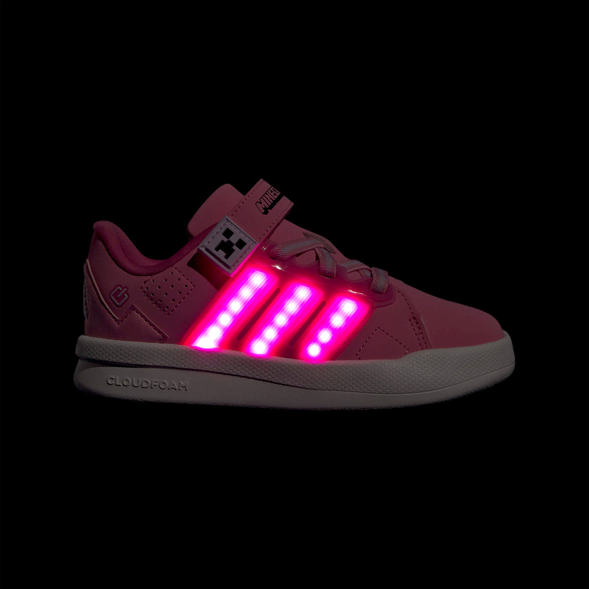 Adidas Minecraft Lightorama Elastic Lace Çocuk Pembe Spor Ayakkabı