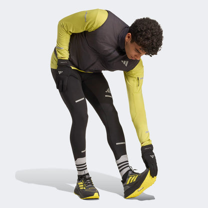 Adidas Adi365 Running Climawarm+ Erkek Yeşil Koşu Sweatshirt