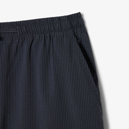 Lacoste Erkek Relaxed Fit Çizgili Siyah Şort