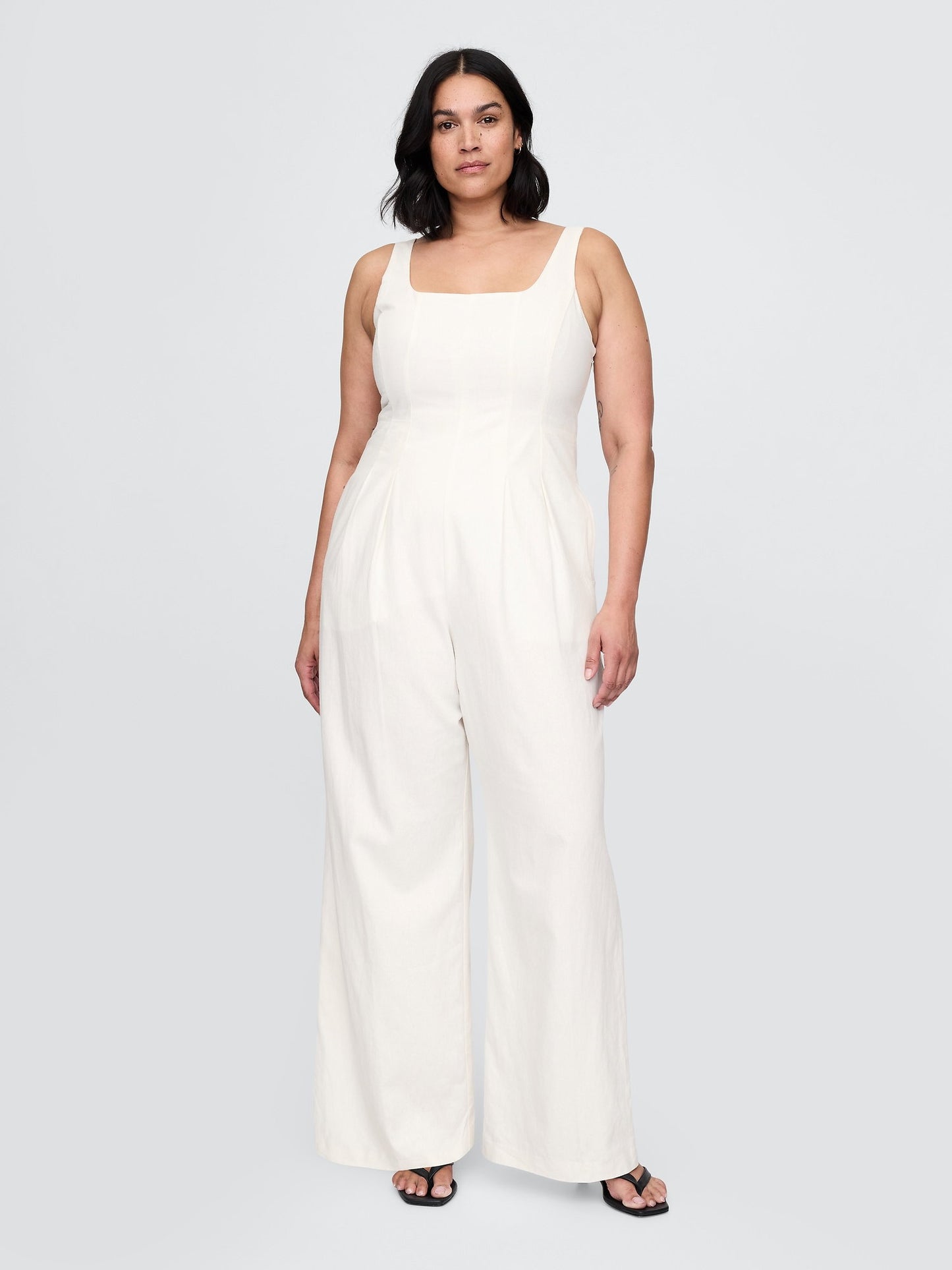Beyaz Keten Heavyweight Tulum