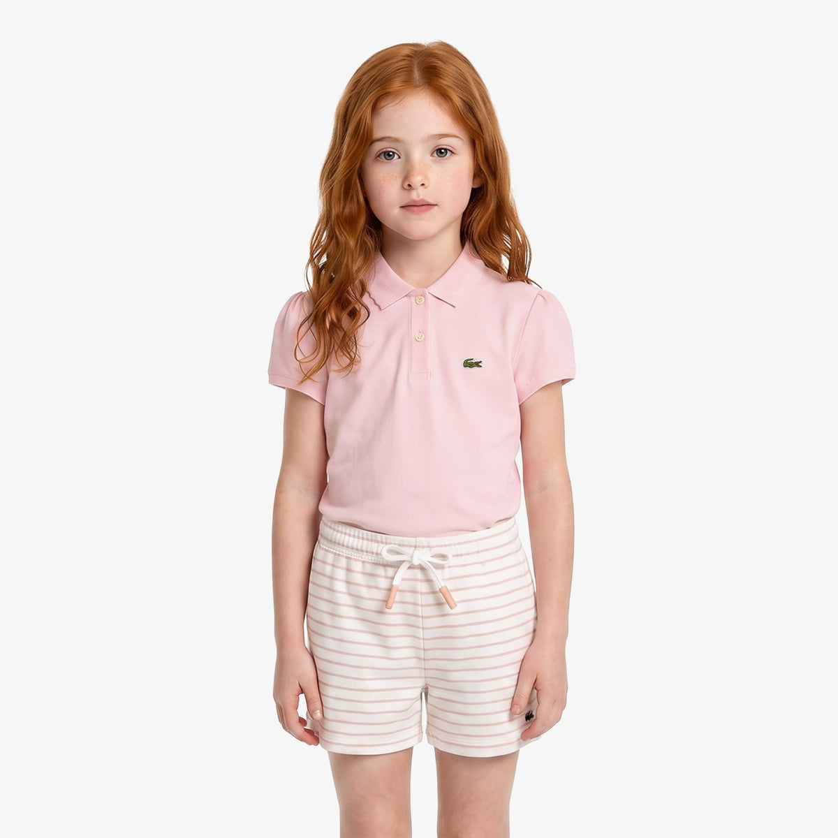 Lacoste Regular Fit Çocuk Beyaz Polo