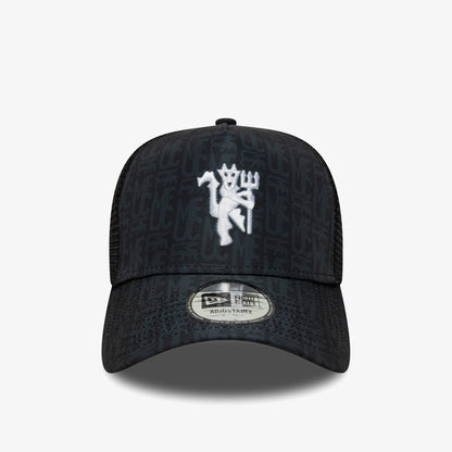 New Era Aop Trucker Manchester United Unisex Siyah Şapka
