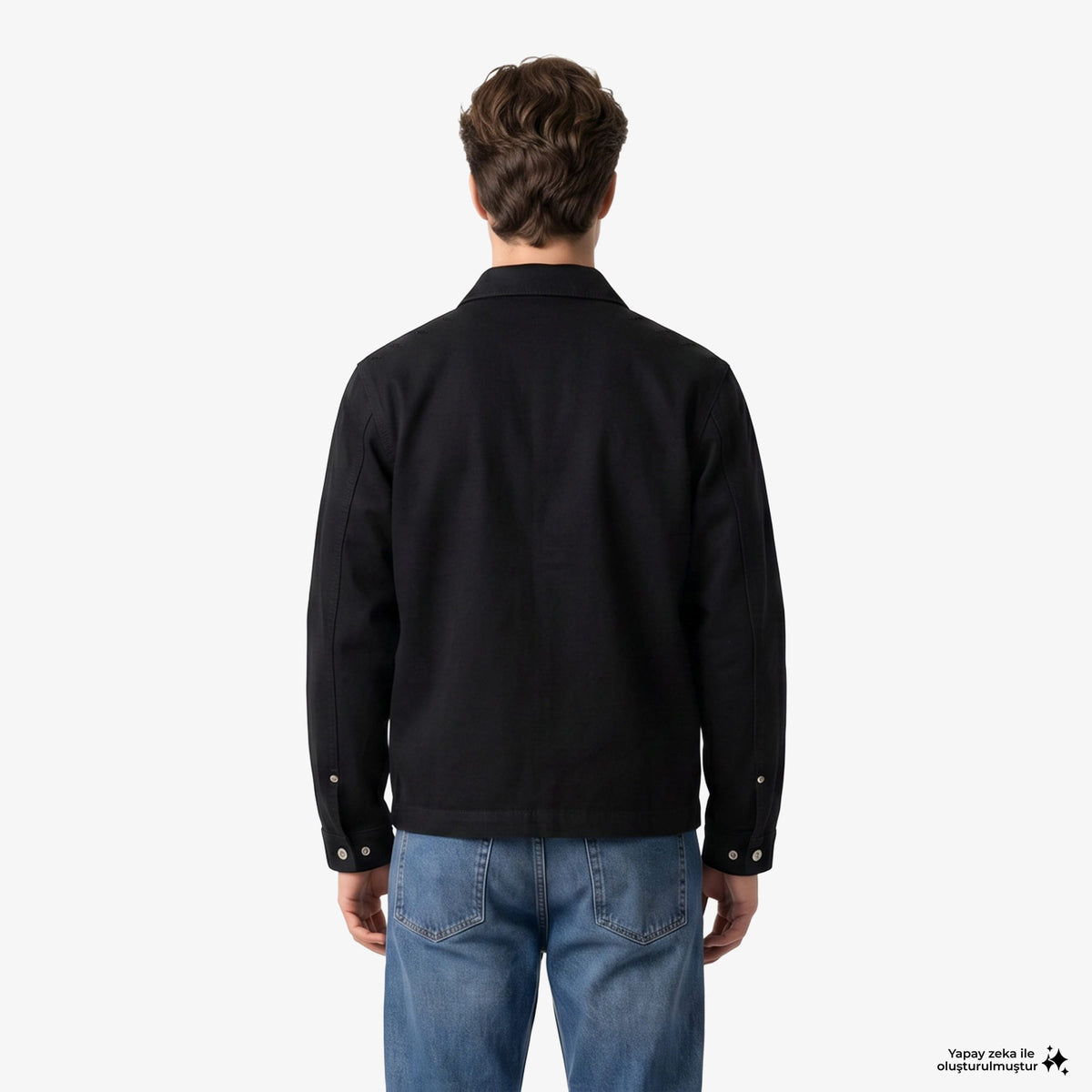 Dickies Unlined Canvas Barn Erkek Siyah Ceket