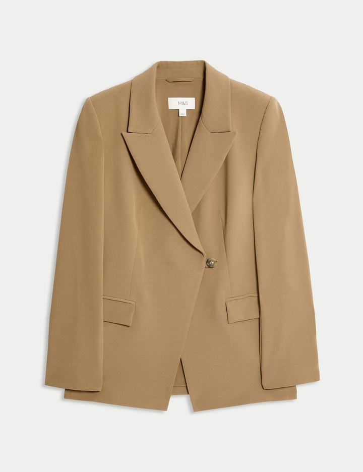 Twill Kumaş Blazer Ceket