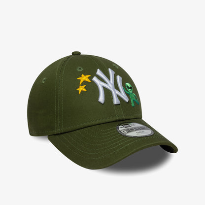 New Era New York Yankees Mlb Space Icon Çocuk Yeşil Şapka