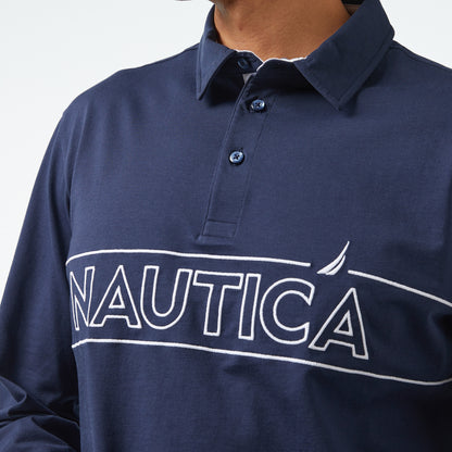 Nautica Erkek Lacivert Polo Yaka T-shirt