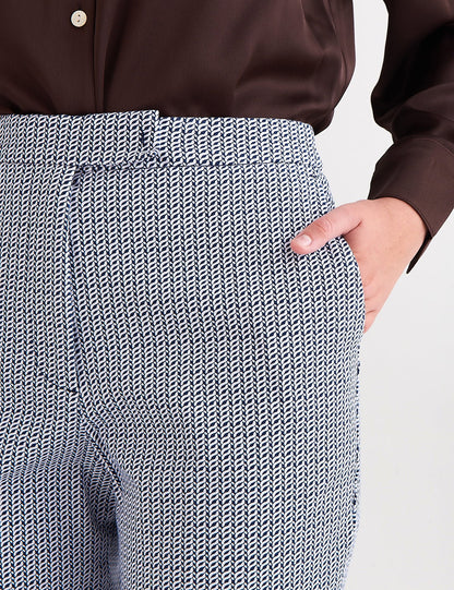 Yüksek Bel Slim Fit Pantolon