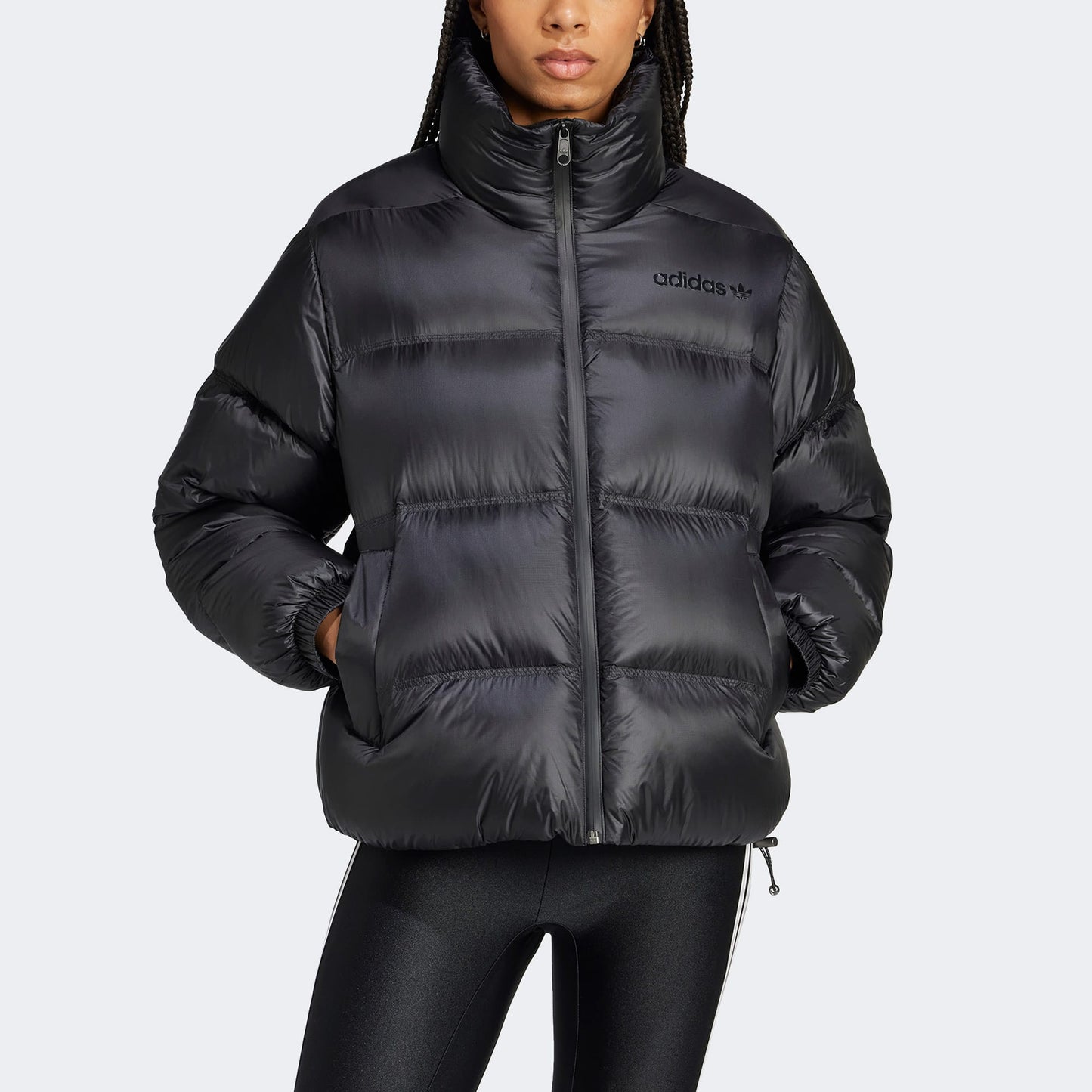 Adidas Premium Puffer Kadın Siyah Mont