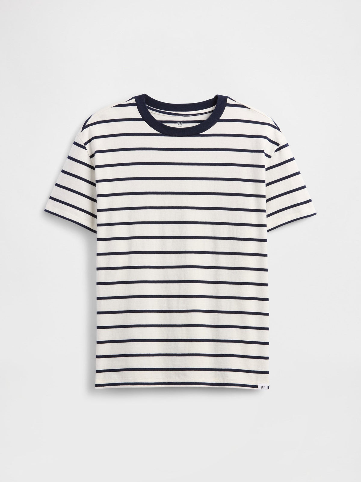 Lacivert Bisiklet Yaka T-shirt