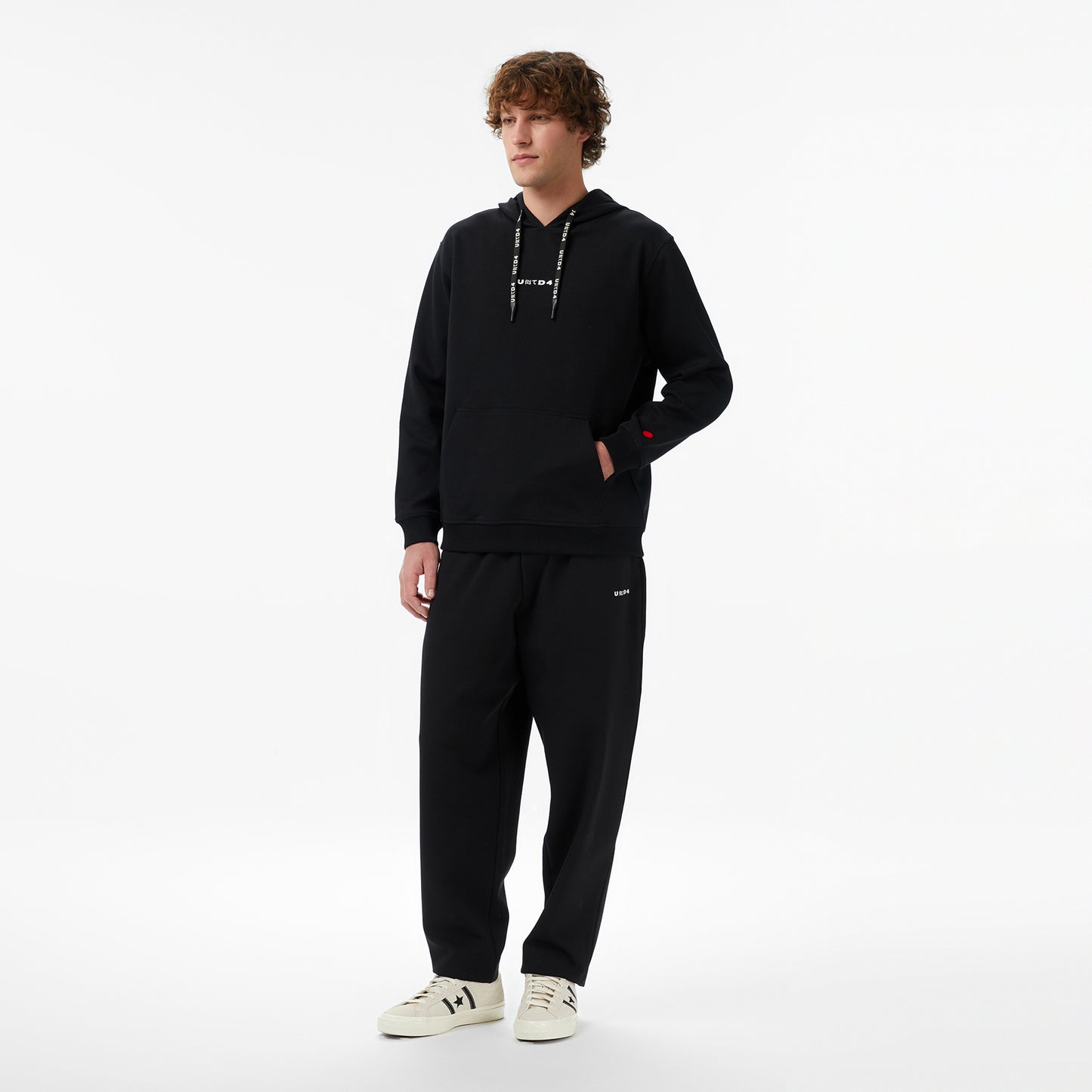 United4 Regular Fit Erkek Siyah Sweatshirt