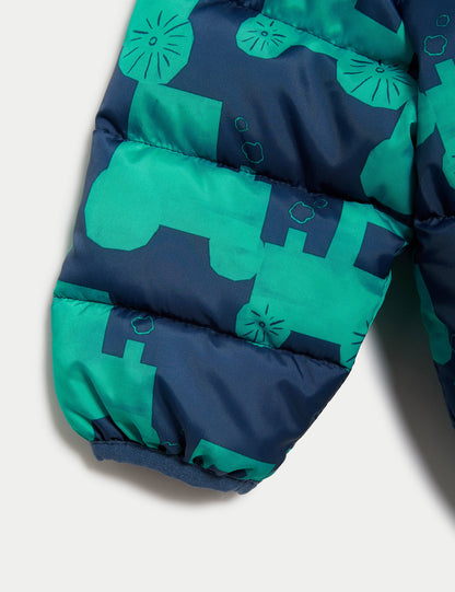 Stormwear™ Kapüşonlu Puffer Şişme Mont (0-3 Yaş)