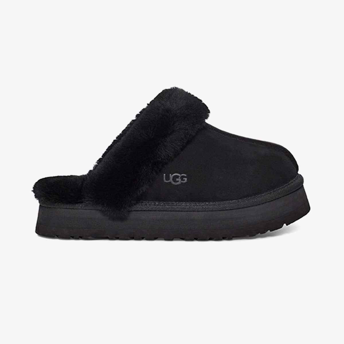 Ugg Disquette Kadın Siyah Terlik