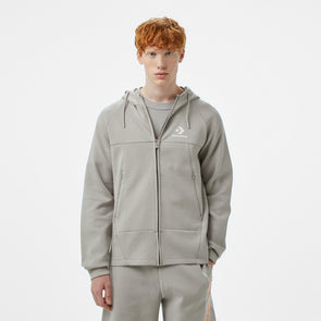 Converse Star Chevron Baskılı Regular Fit Erkek Gri Hoodie