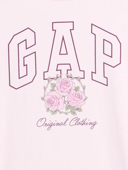 Açık Pembe Gap Logo T-shirt