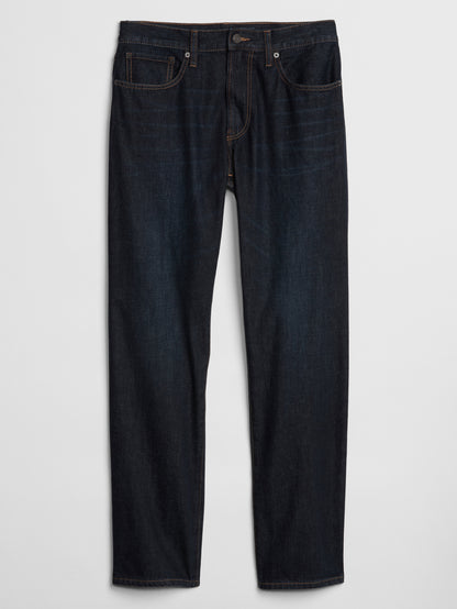 Koyu Mavi Straight Fit Jean Pantolon