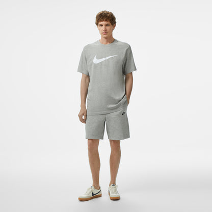 Nike Sportswear Icon Swoosh Erkek Gri T-shirt