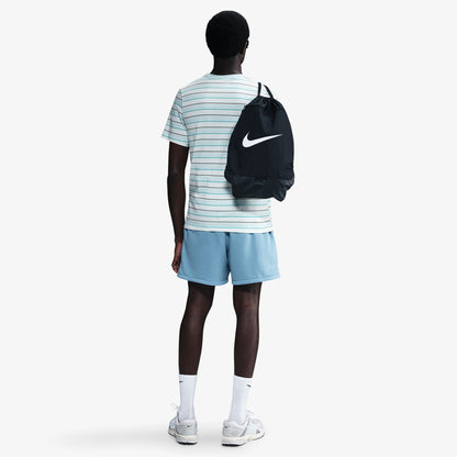 Nike Clu Striped Erkek Mavi T-shirt