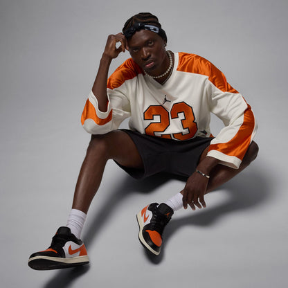 Nike Air Jordan 1 Low Erkek Turunuc/siyah Spor Ayakkabı