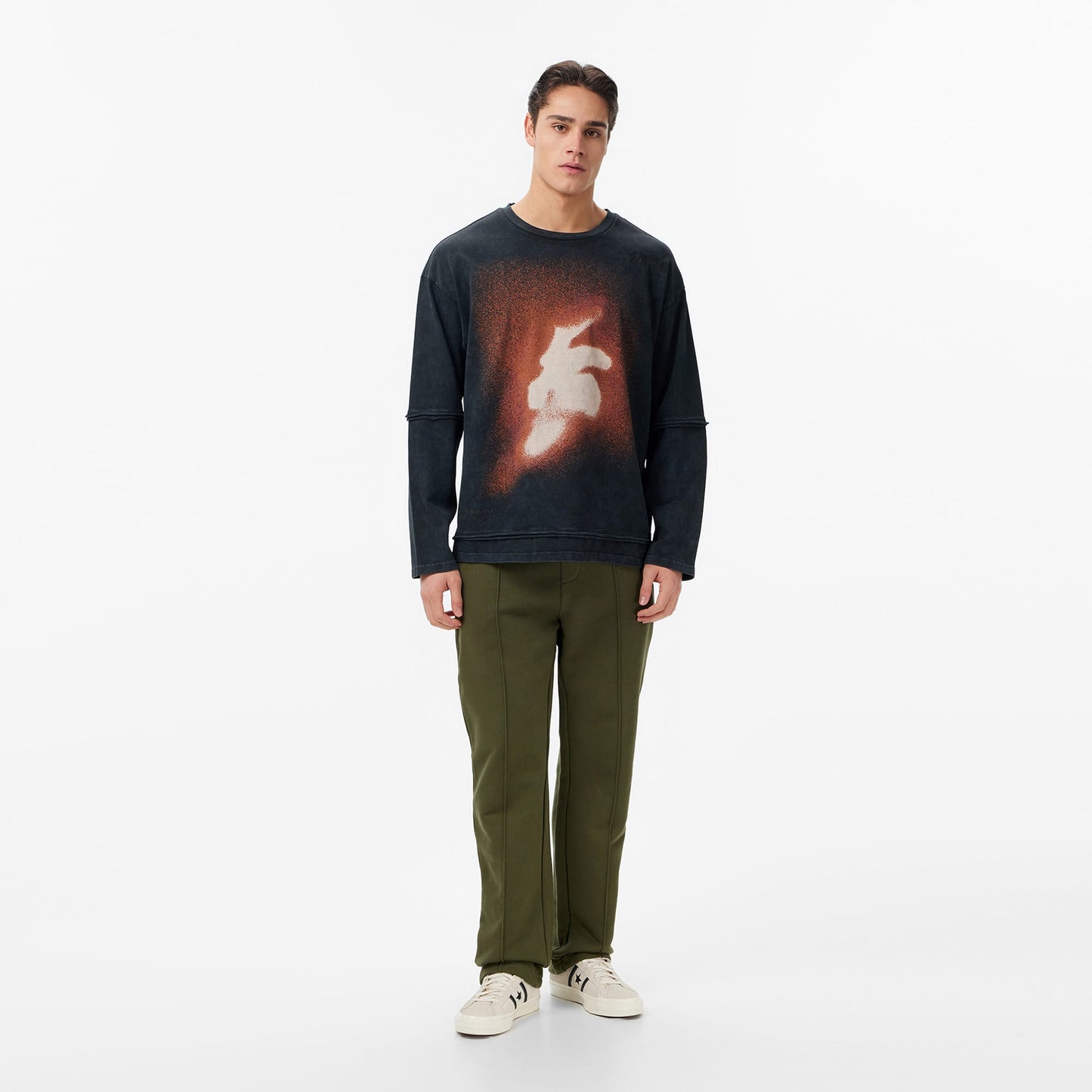 Les Benjamins Regular Fit Erkek Siyah T-shirt