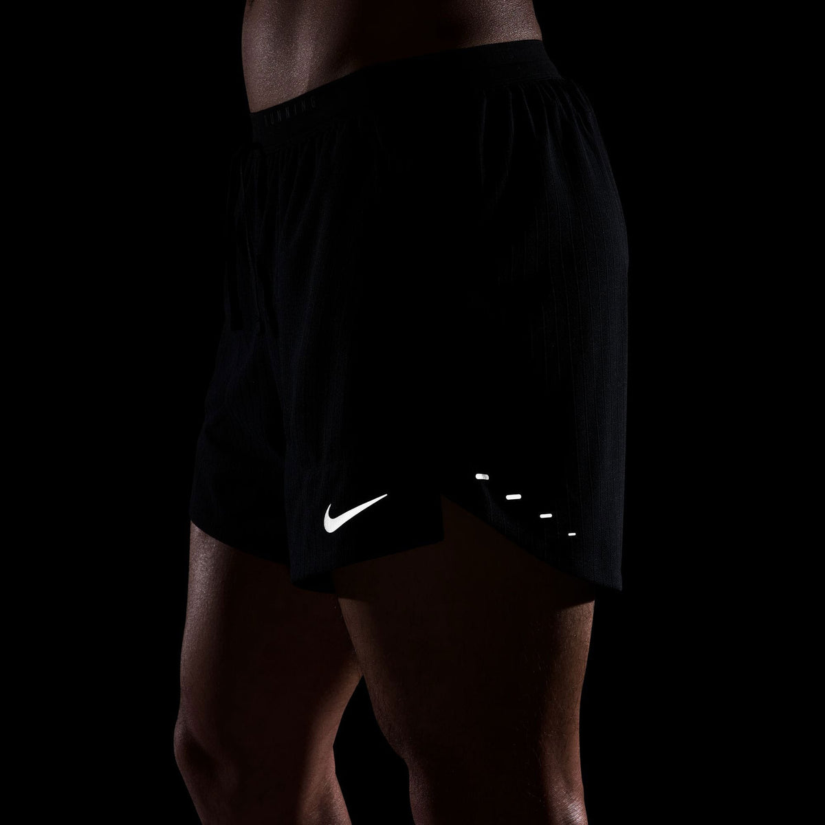 Nike M Nk Af Stride 5bf Short Erkek Siyah Şort