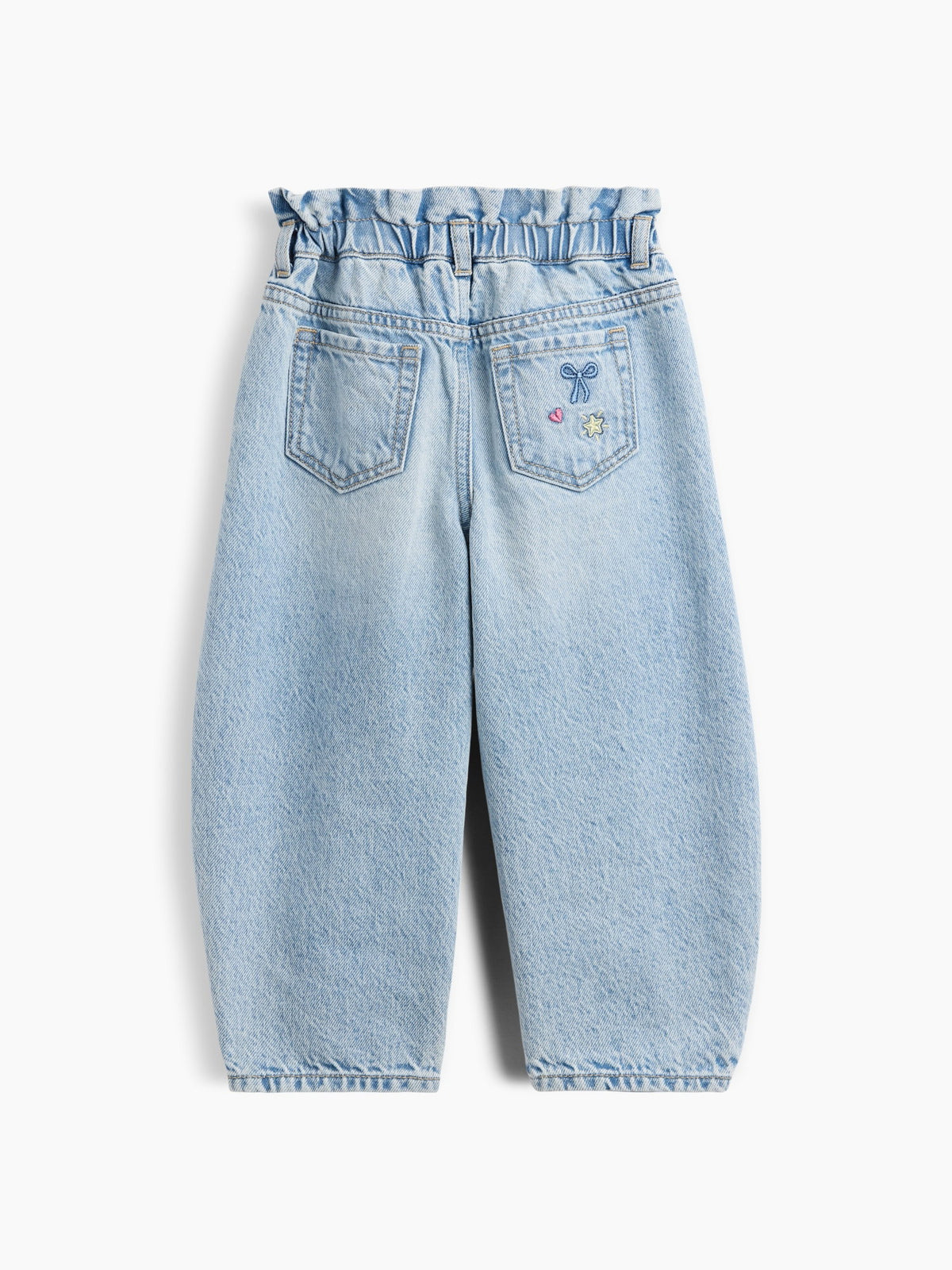 Mavi Işlemeli Horseshoe Jean Pantolon