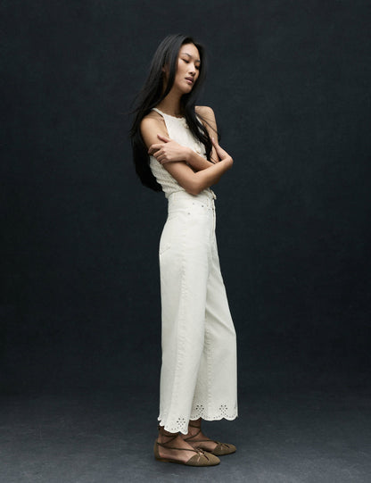 Yüksek Bel Wide Leg Pantolon