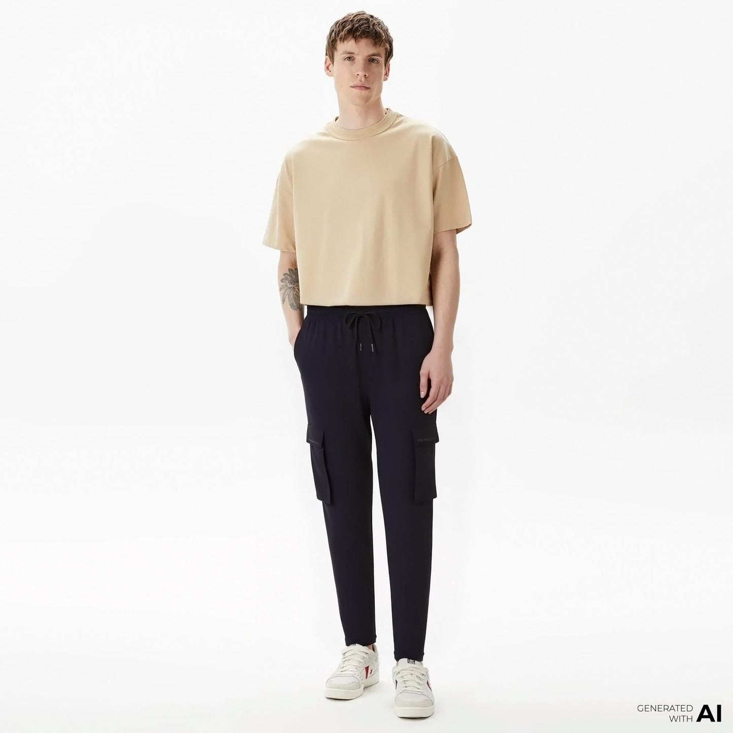 New Balance Lifestyle Erkek Siyah Eşofman Altı