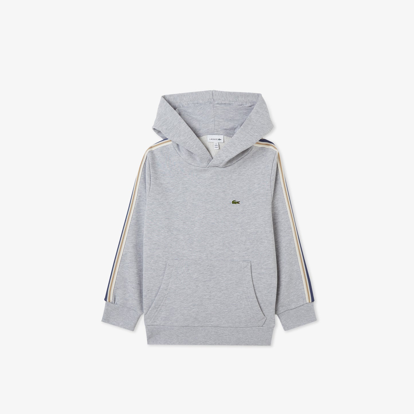 Lacoste Çocuk Bisiklet Yaka Gri Sweatshirt