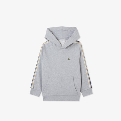 Lacoste Çocuk Bisiklet Yaka Gri Sweatshirt