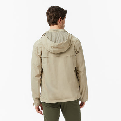 Nautica Erkek Bej Regular Fit Ik Yaka Gizli Kapüşonlu Su Itici Mont