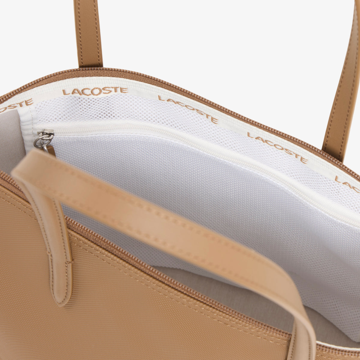 Lacoste Small L.12.12 Kadın Kahverengi Omuz Çantası